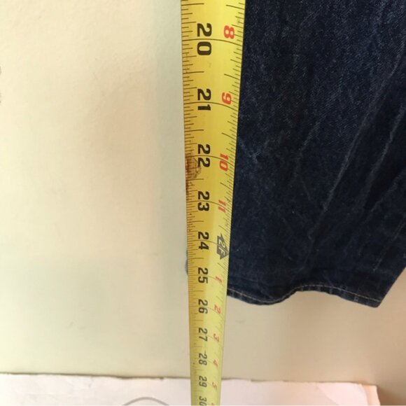 Levi’s 511 Red Tab Jeans Straight Leg Dark Wash Denim Zipper Fly Pockets 31 32L - Picture 14 of 14